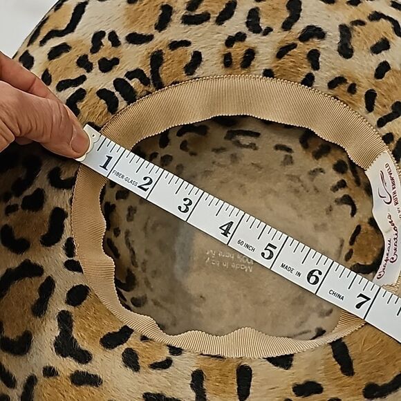 CHAPEAU CREATIONS CHEETAH PRINT HAT - Picture 9 of 9